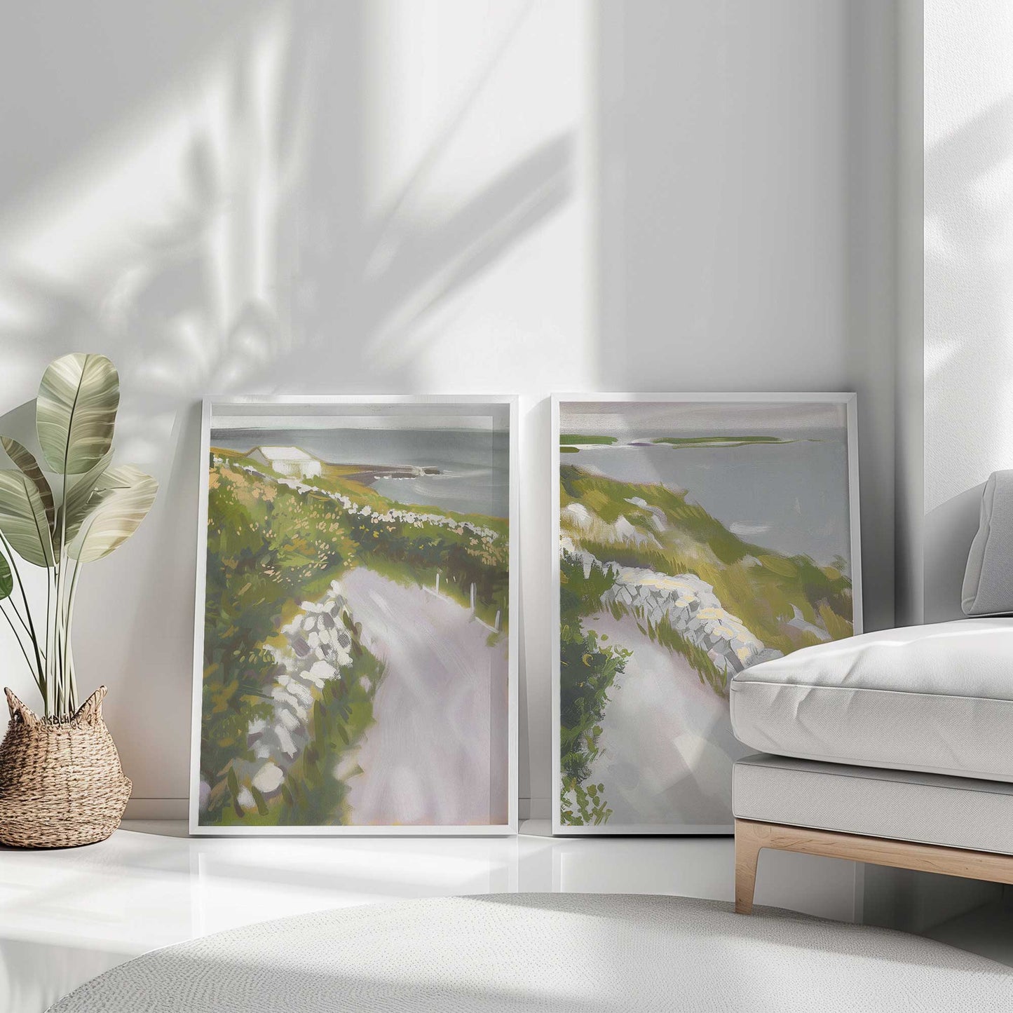 [Color:Satin Black], Picture of art in a Satin Black frame