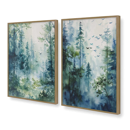 [Color:Brushed Gold], Picture of art in a Brushed Gold frame at an angle