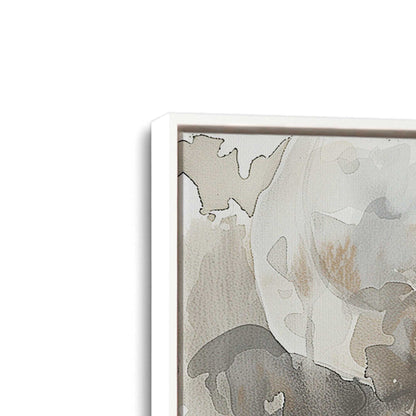 Bisons in Watercolor Canvas Print, Set of 2