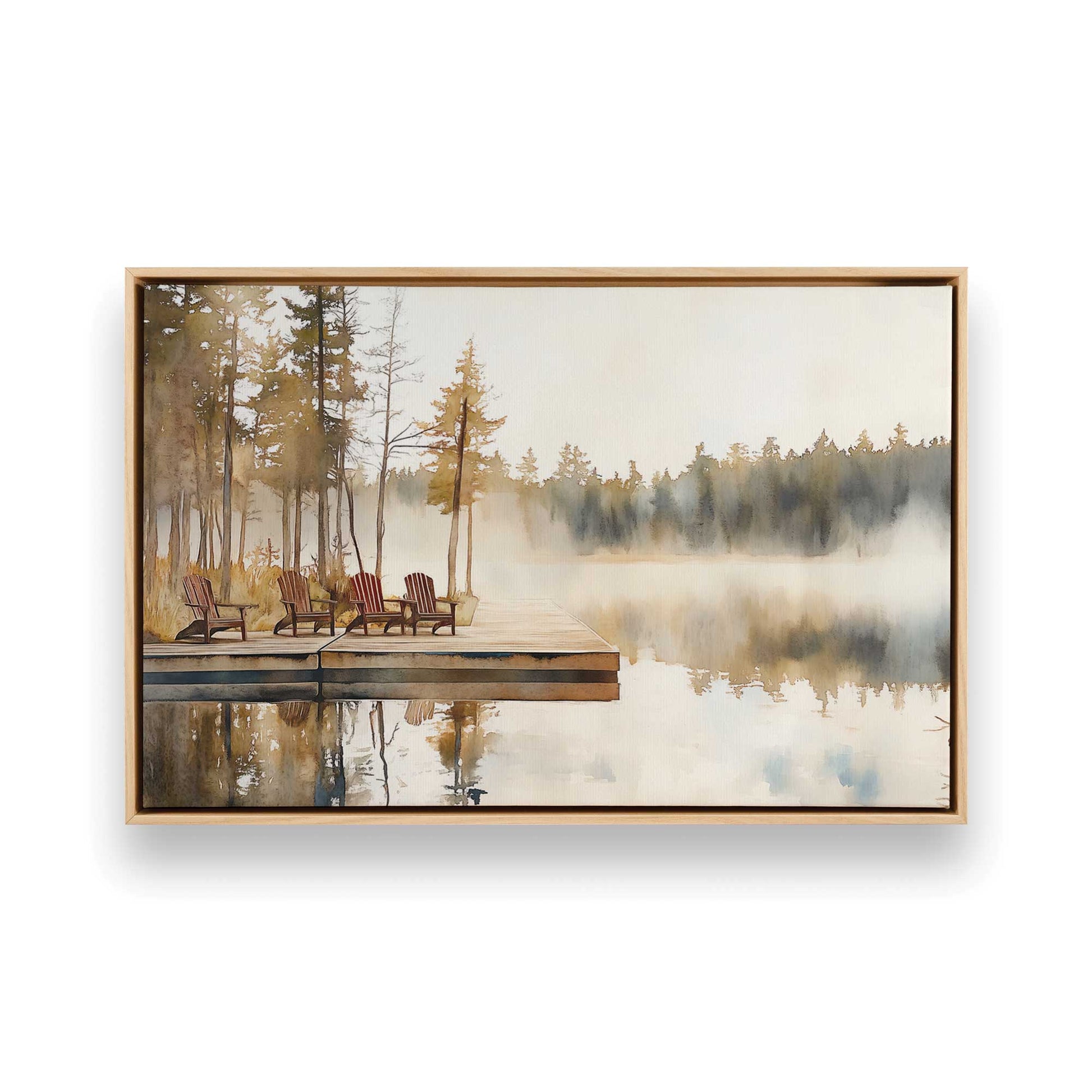 [Color:American Maple], Picture of art in a American Maple frame