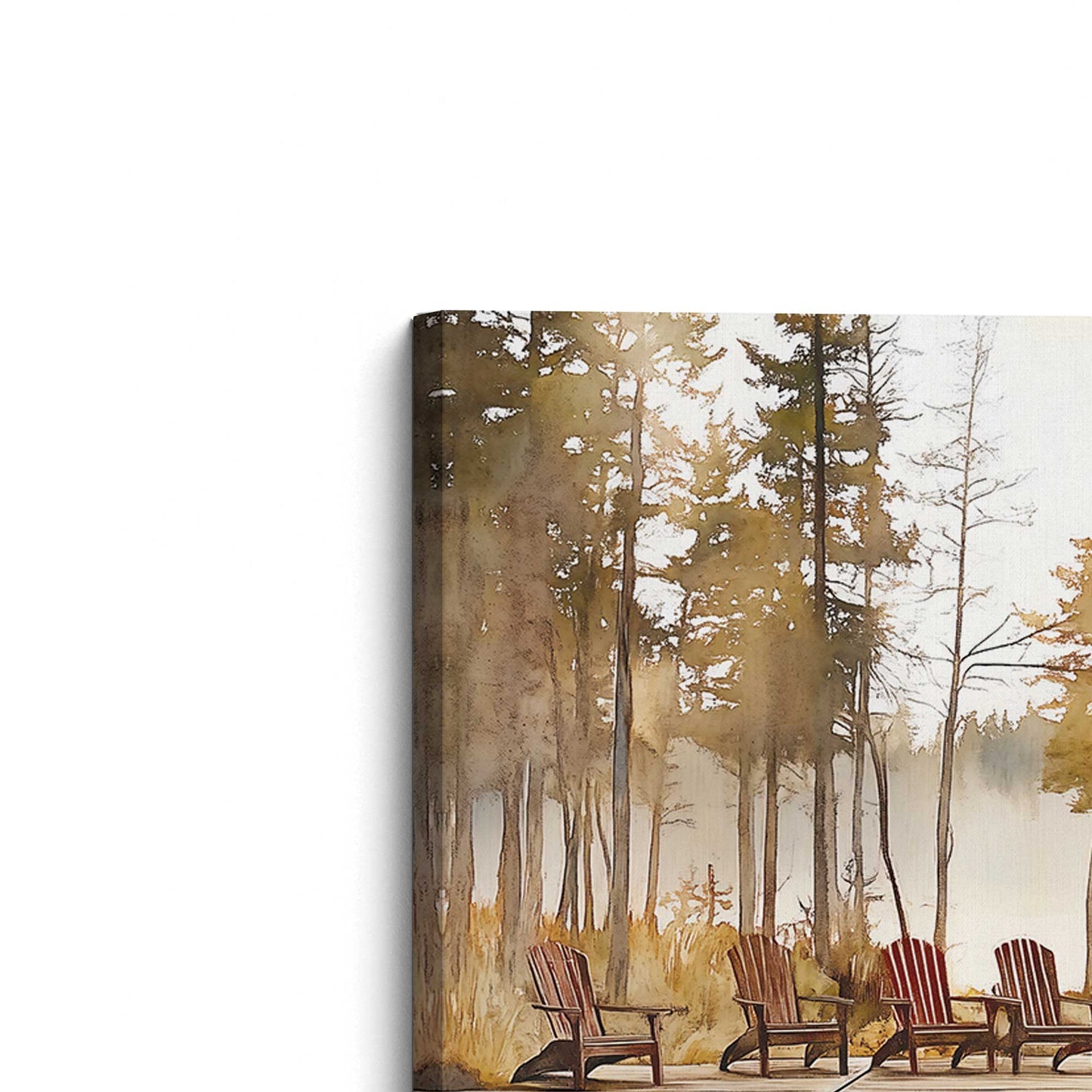 [Color:Stretched Canvas], Picture of the corner of the art