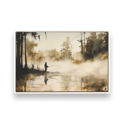 [Color:Opaque White], Picture of art in a White frame