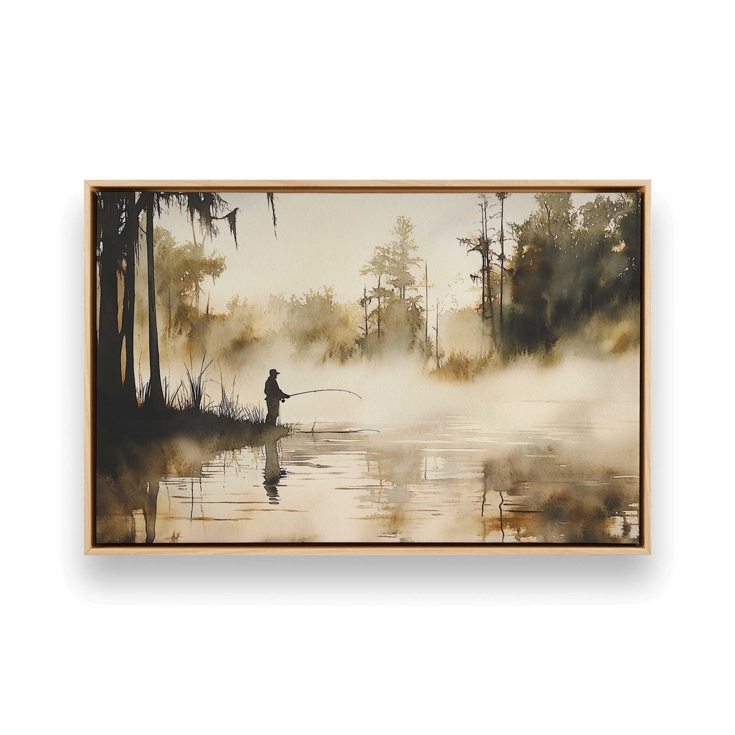 [Color:American Maple], Picture of art in a American Maple frame