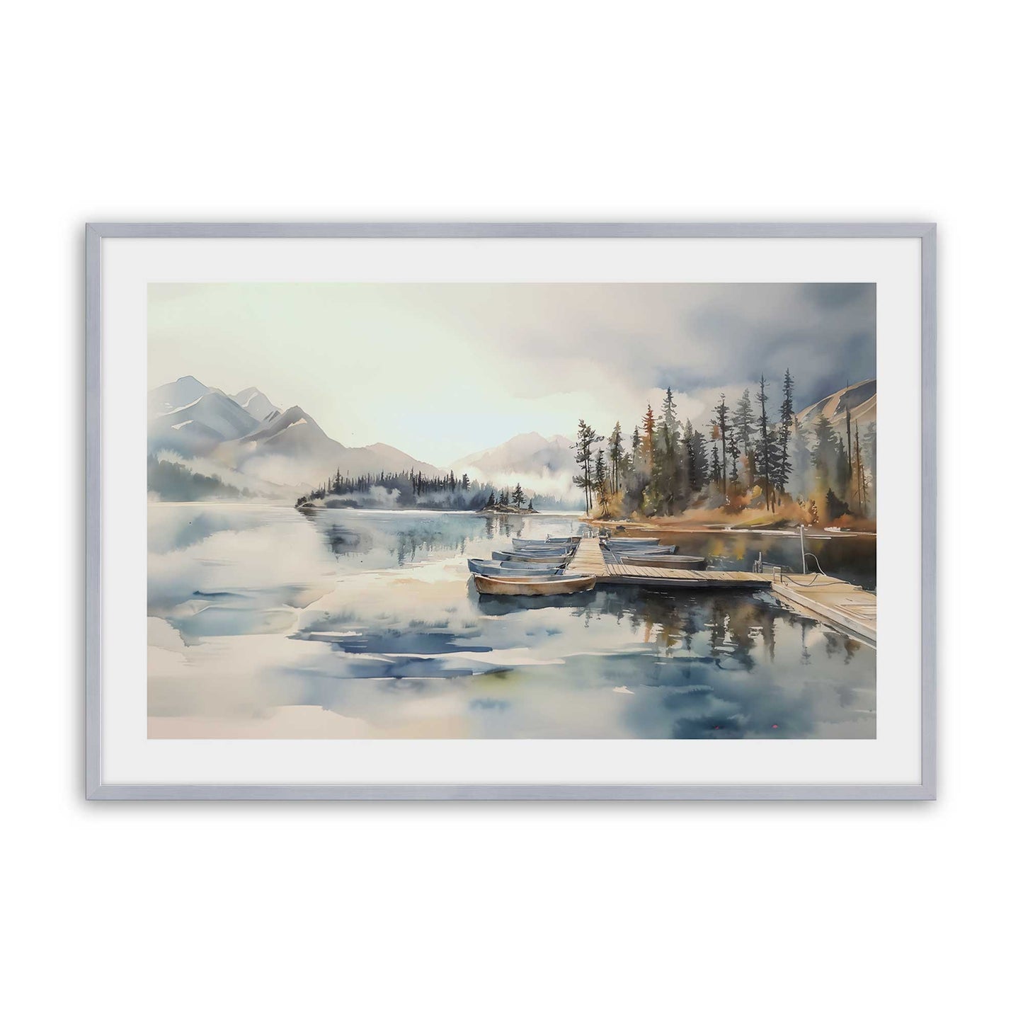 [Color:Polished Chrome], Picture of art in a Polished Chrome frame