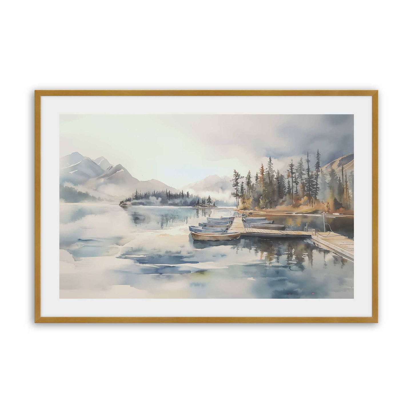 [Color:Polished Gold], Picture of art in a Polished Gold frame