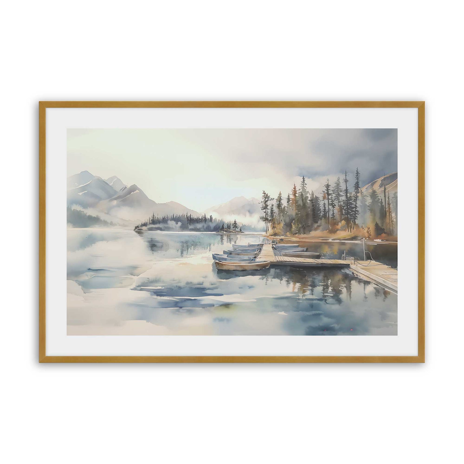 [Color:Polished Gold], Picture of art in a Polished Gold frame