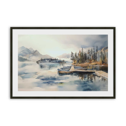 [Color:Satin Black], Picture of art in a Satin Black frame