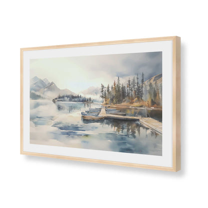 [Color:Raw Maple], Picture of art in a Raw Maple frame of the corner
