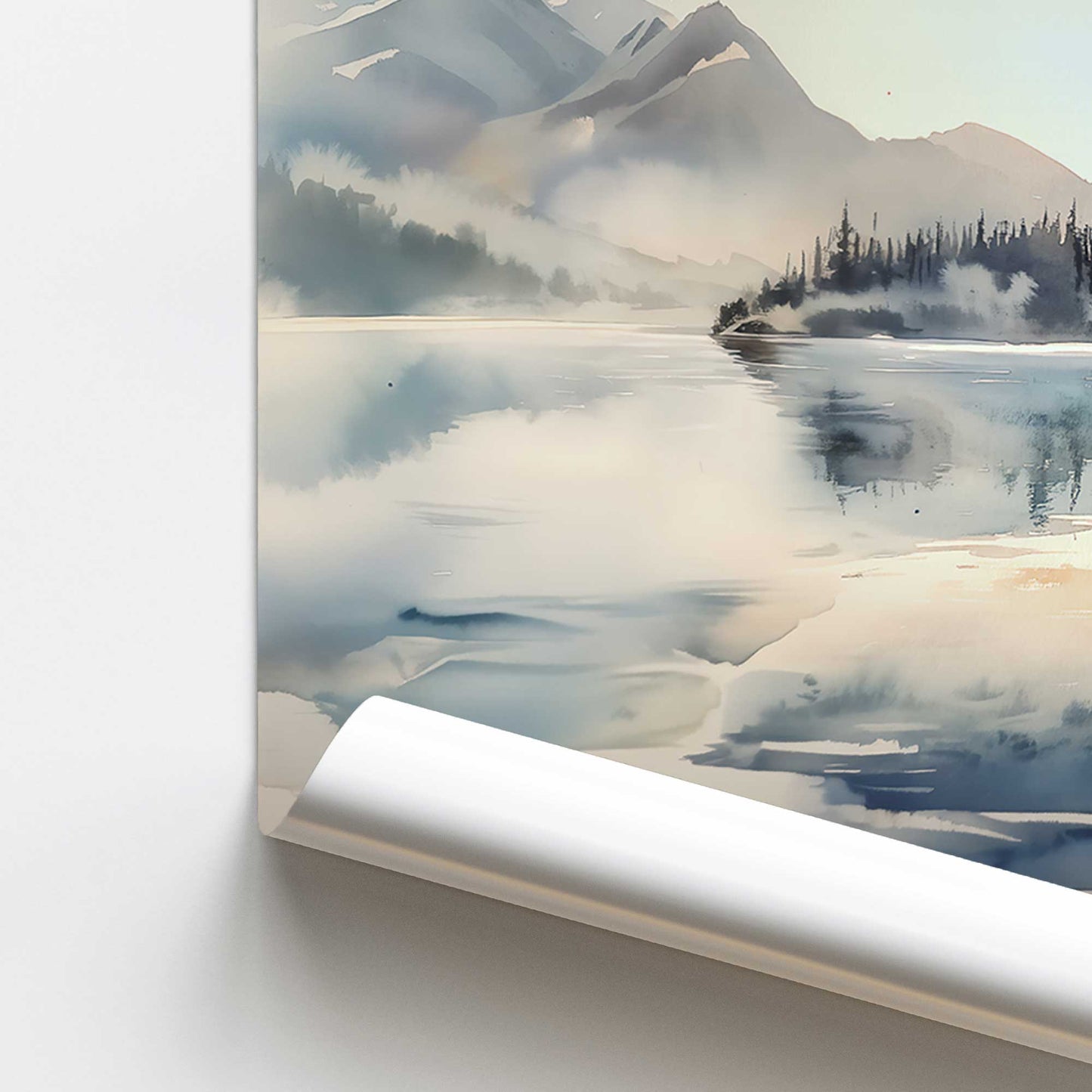 [Color:Rolled Print], Picture of close up of art