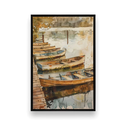 [Color:Satin Black], Picture of art in a Satin Black frame