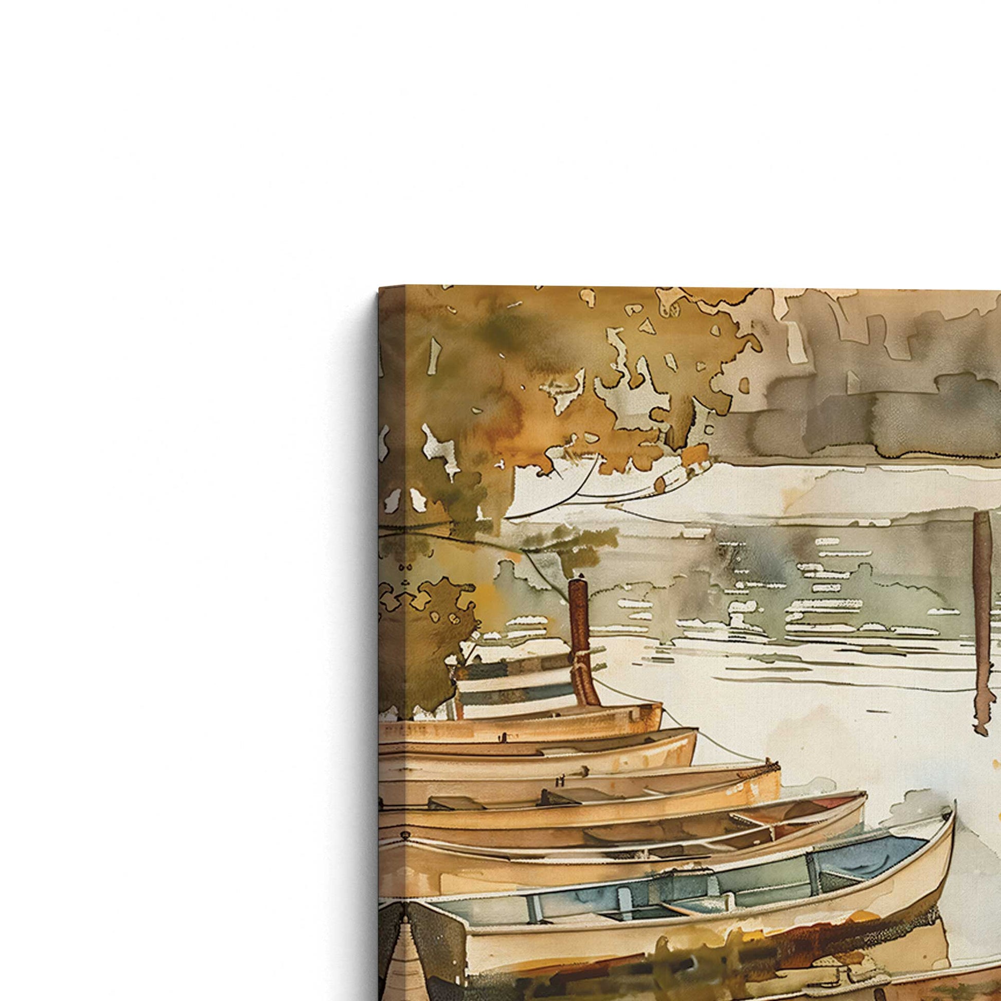 [Color:Stretched Canvas], Picture of the corner of the art