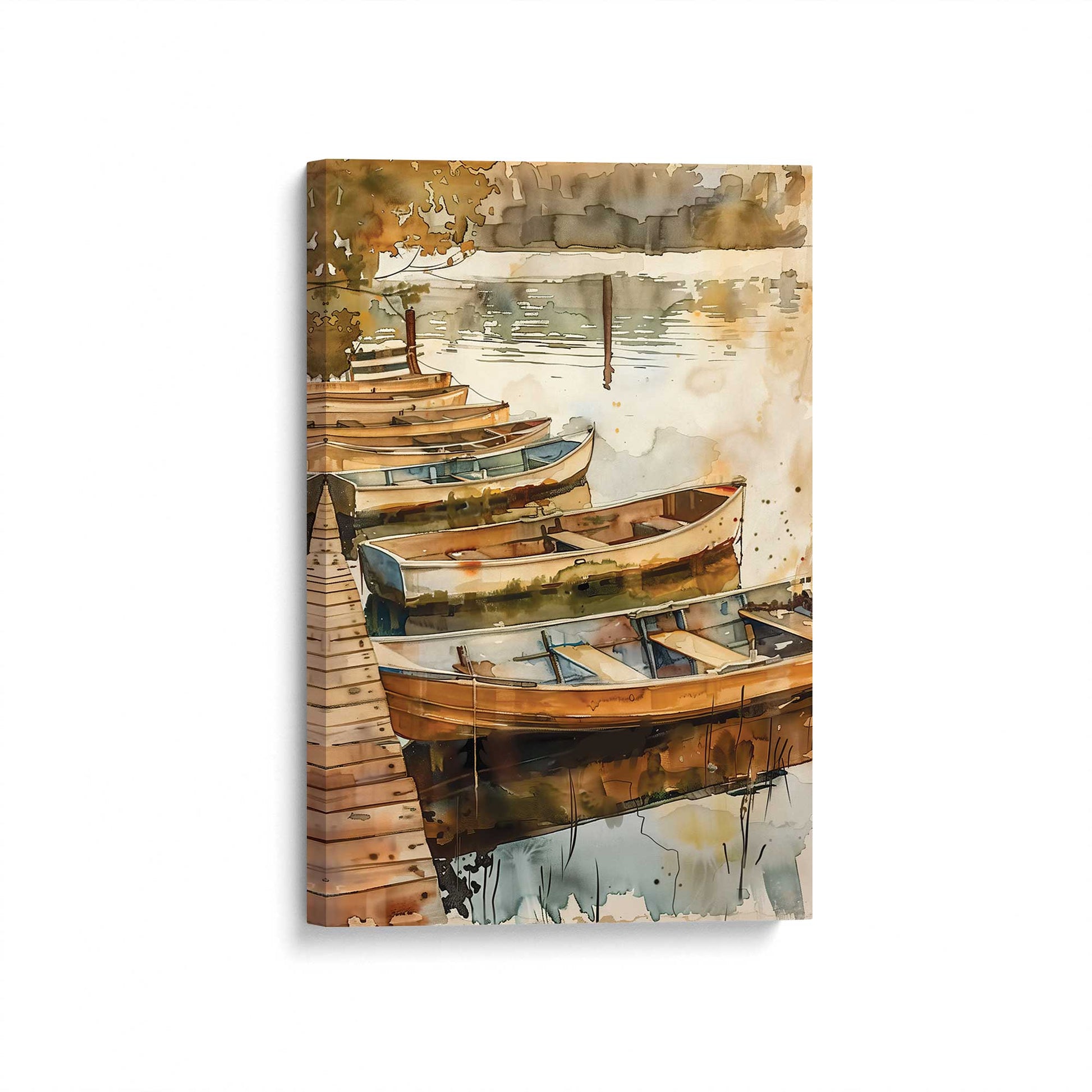 [Color:Stretched Canvas], Picture of art at an angle