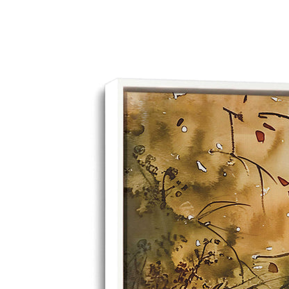 [Color:Opaque White], Picture of art in a White frame at an angle