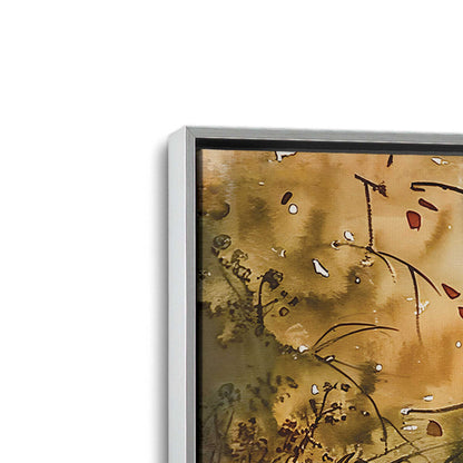 [Color:Polished Chrome], Picture of art in a Polished Chrome frame at an angle