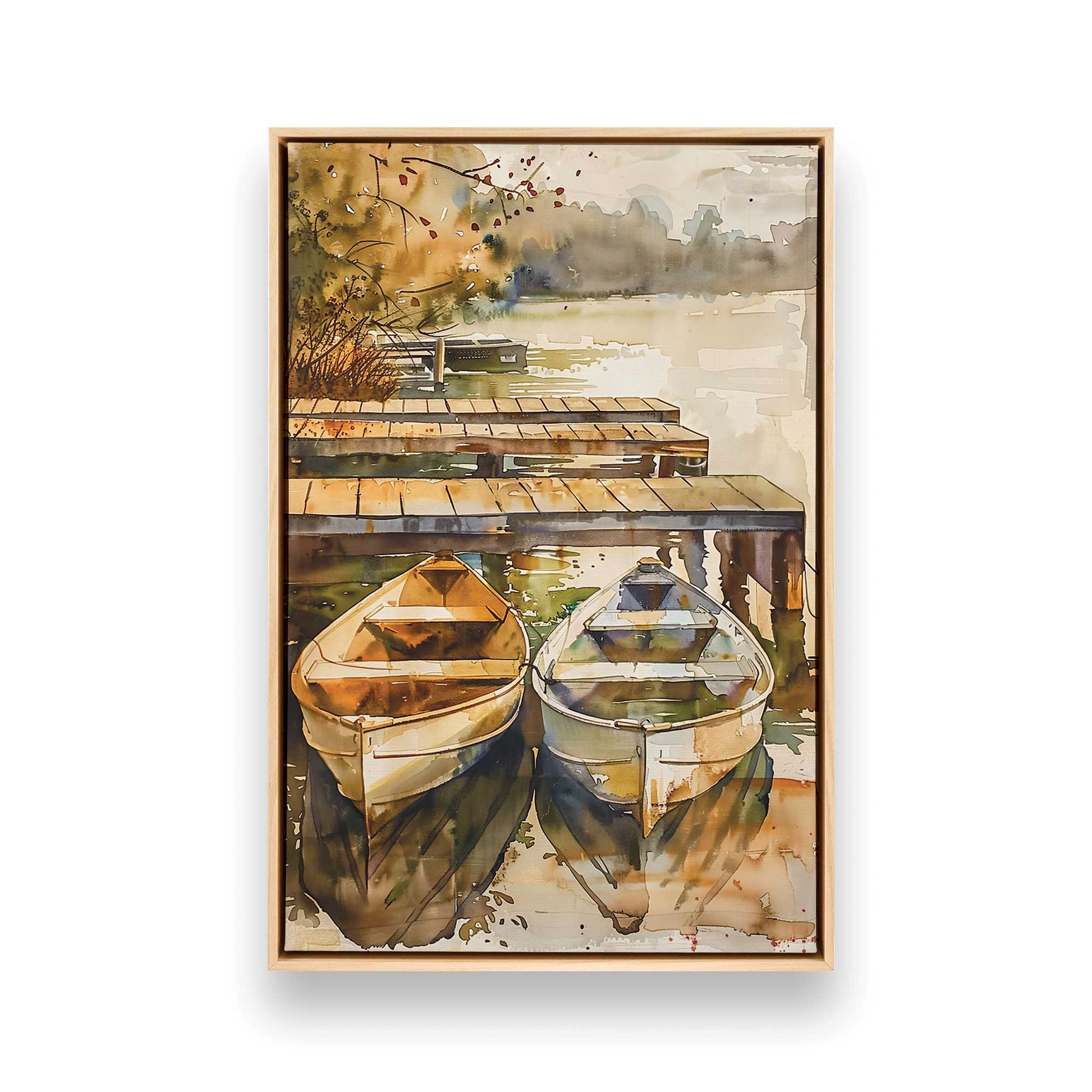 [Color:American Maple], Picture of art in a American Maple frame