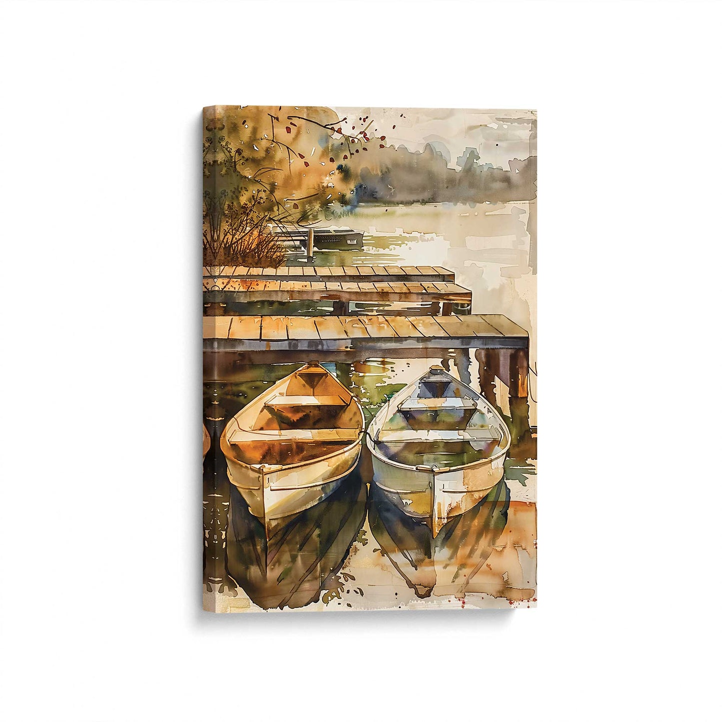 [Color:Stretched Canvas], Picture of art at an angle