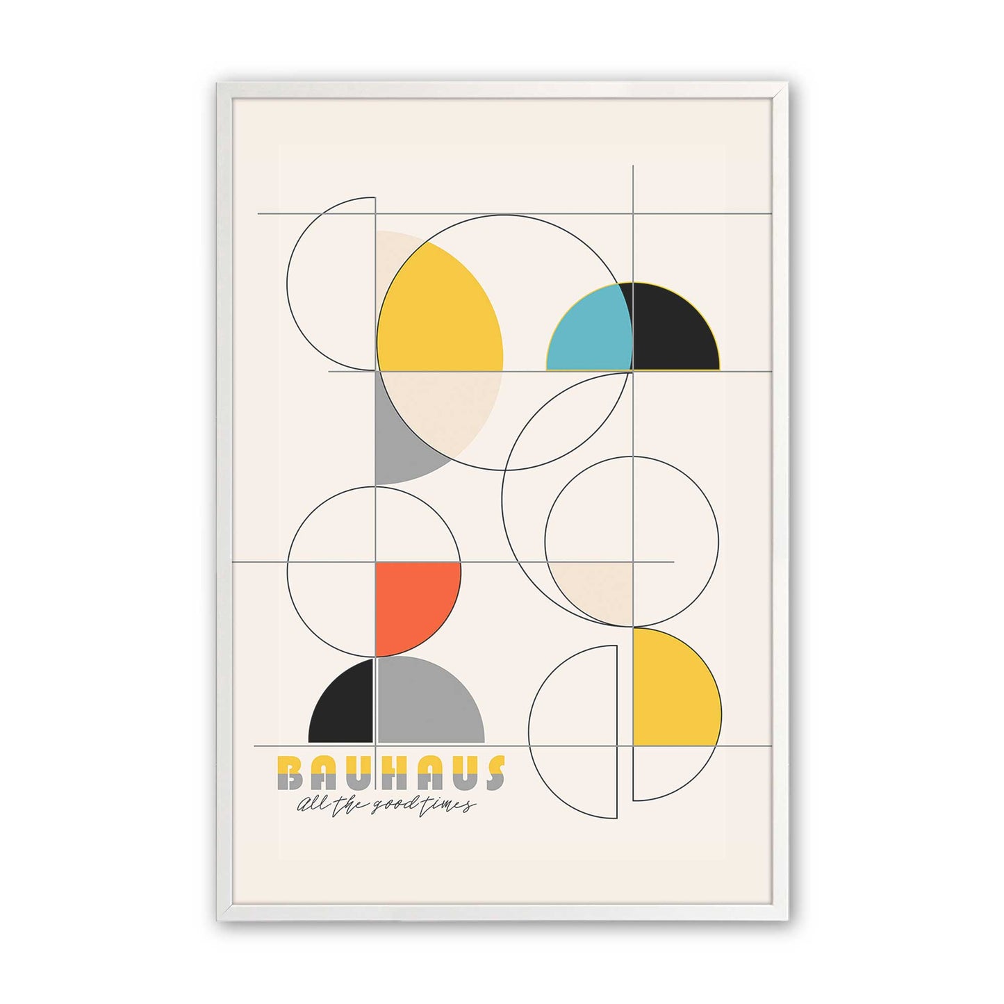 [Color:Opaque White], Picture of art in a Opaque White frame