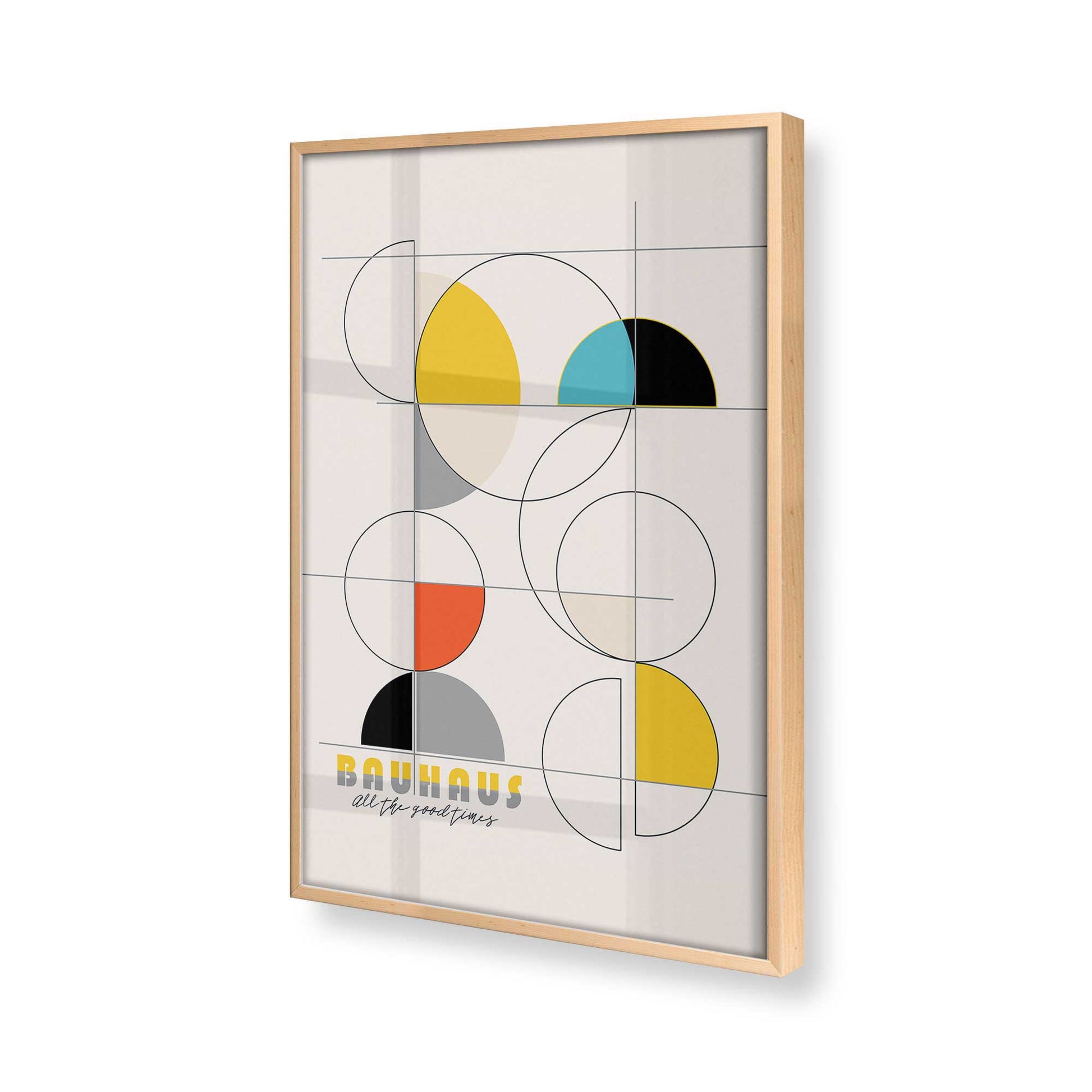 [Color:Raw Maple], Picture of art in a Raw Maple frame of the corner