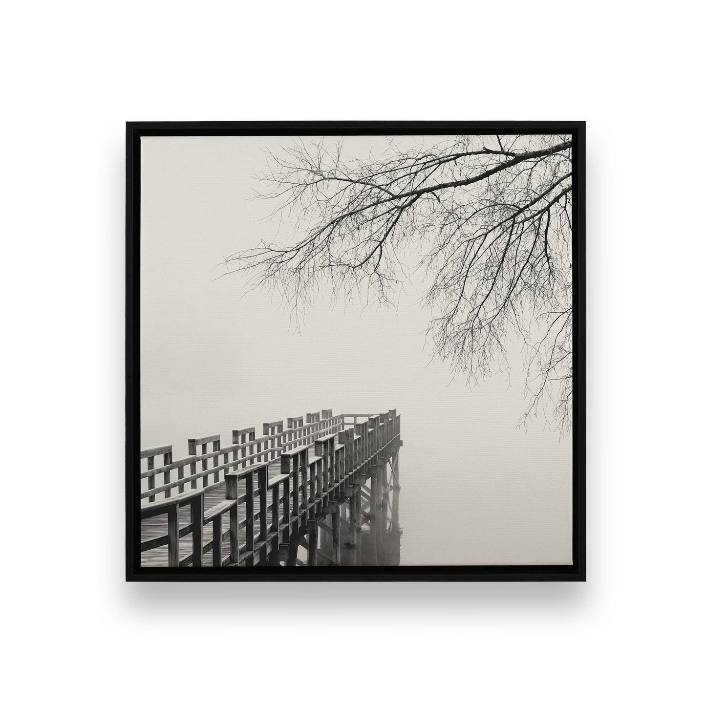 [Color:Satin Black], Picture of art in a Satin Black frame