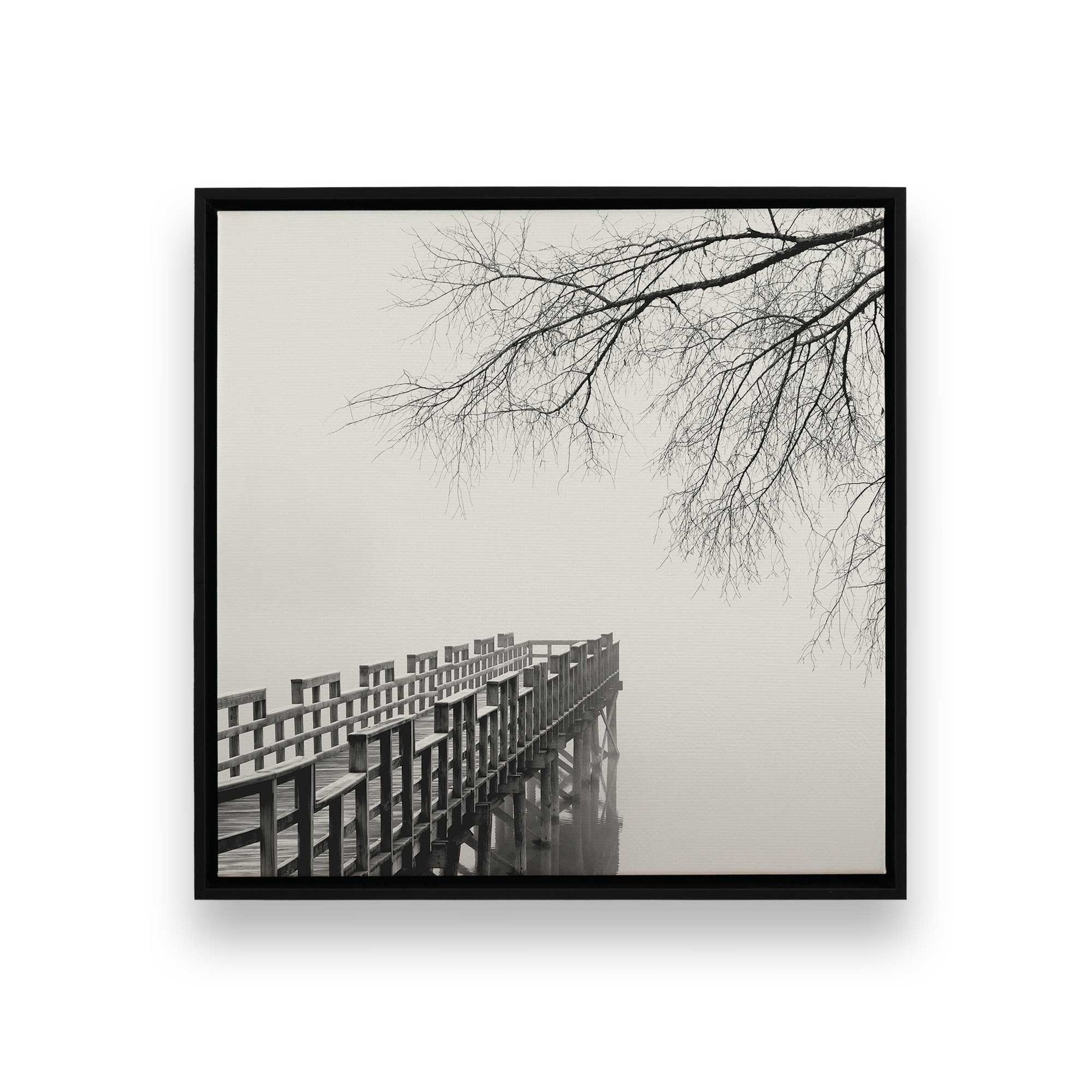 [Color:Satin Black], Picture of art in a Satin Black frame