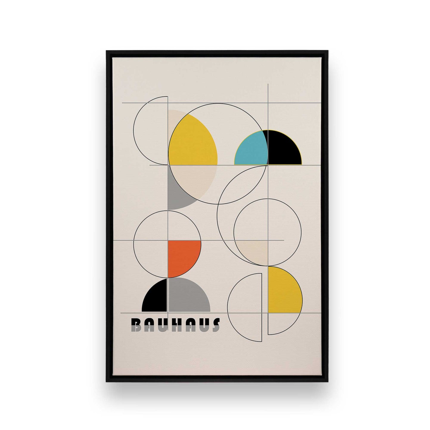[Color:Satin Black], Picture of art in a Satin Black frame