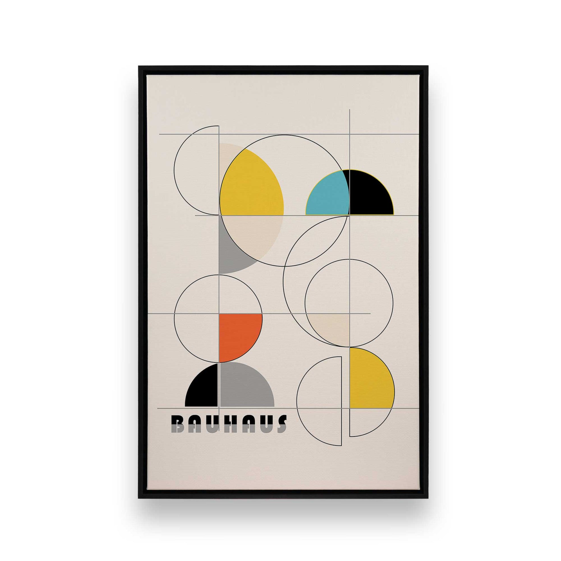 [Color:Satin Black], Picture of art in a Satin Black frame