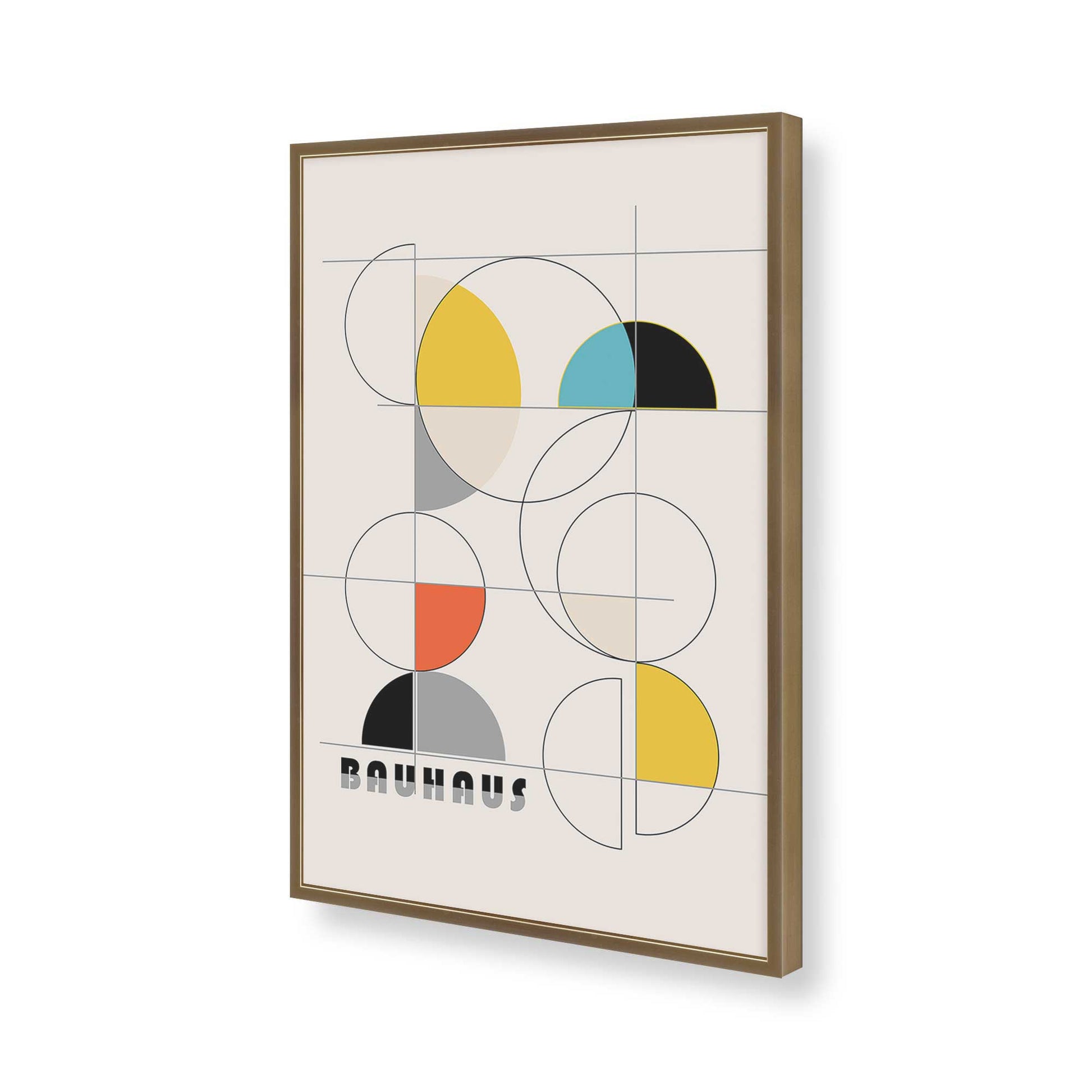 [Color:Brushed Gold], Picture of art in a Brushed Gold frame of the corner