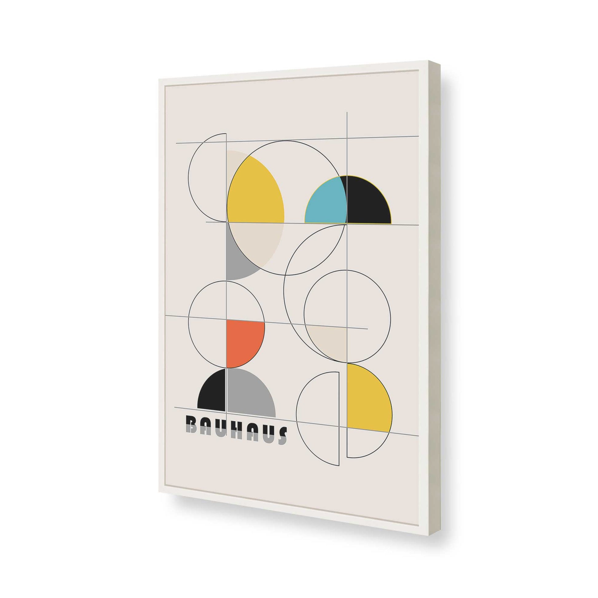 [Color:Opaque White], Picture of art in a Opaque White frame of the corner
