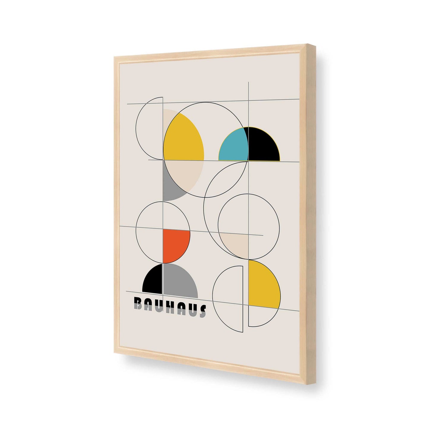 [Color:Raw Maple], Picture of art in a Raw Maple frame of the corner