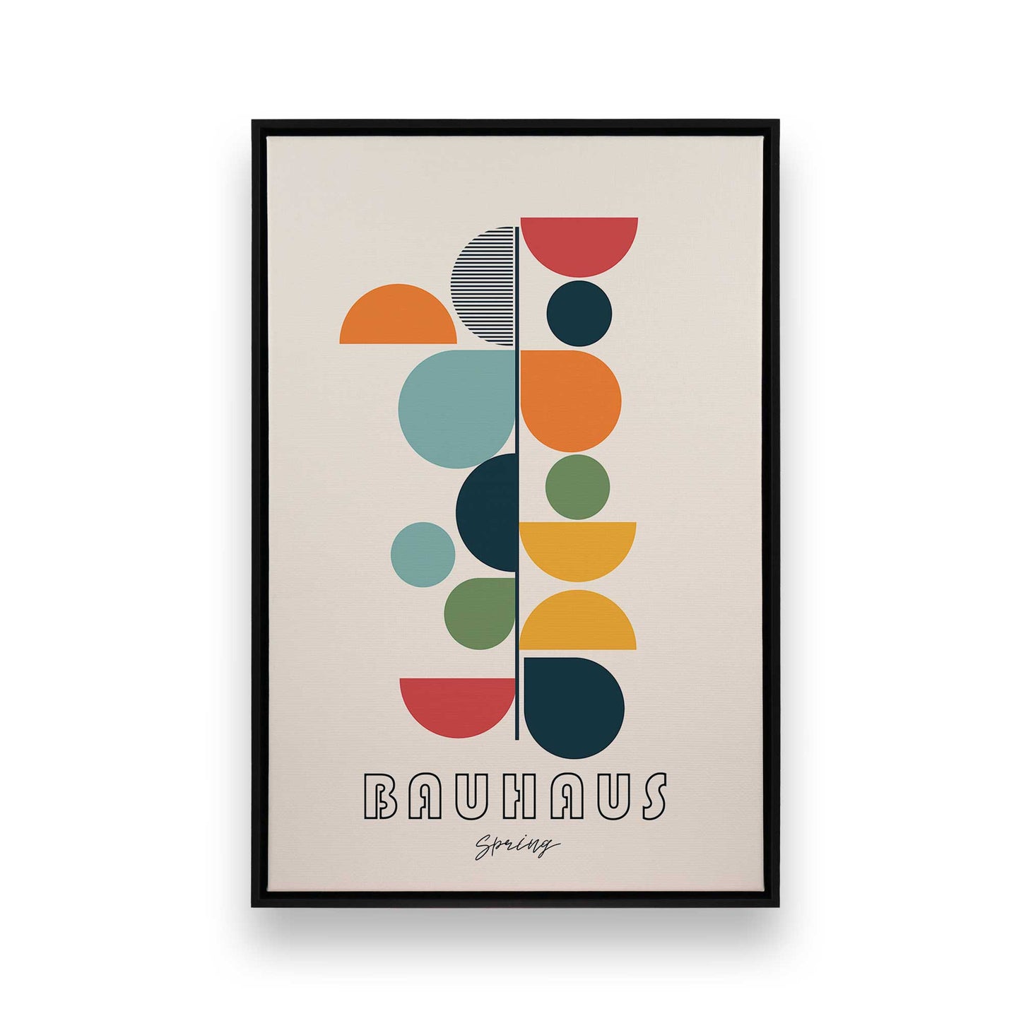 [Color:Satin Black], Picture of art in a Satin Black frame