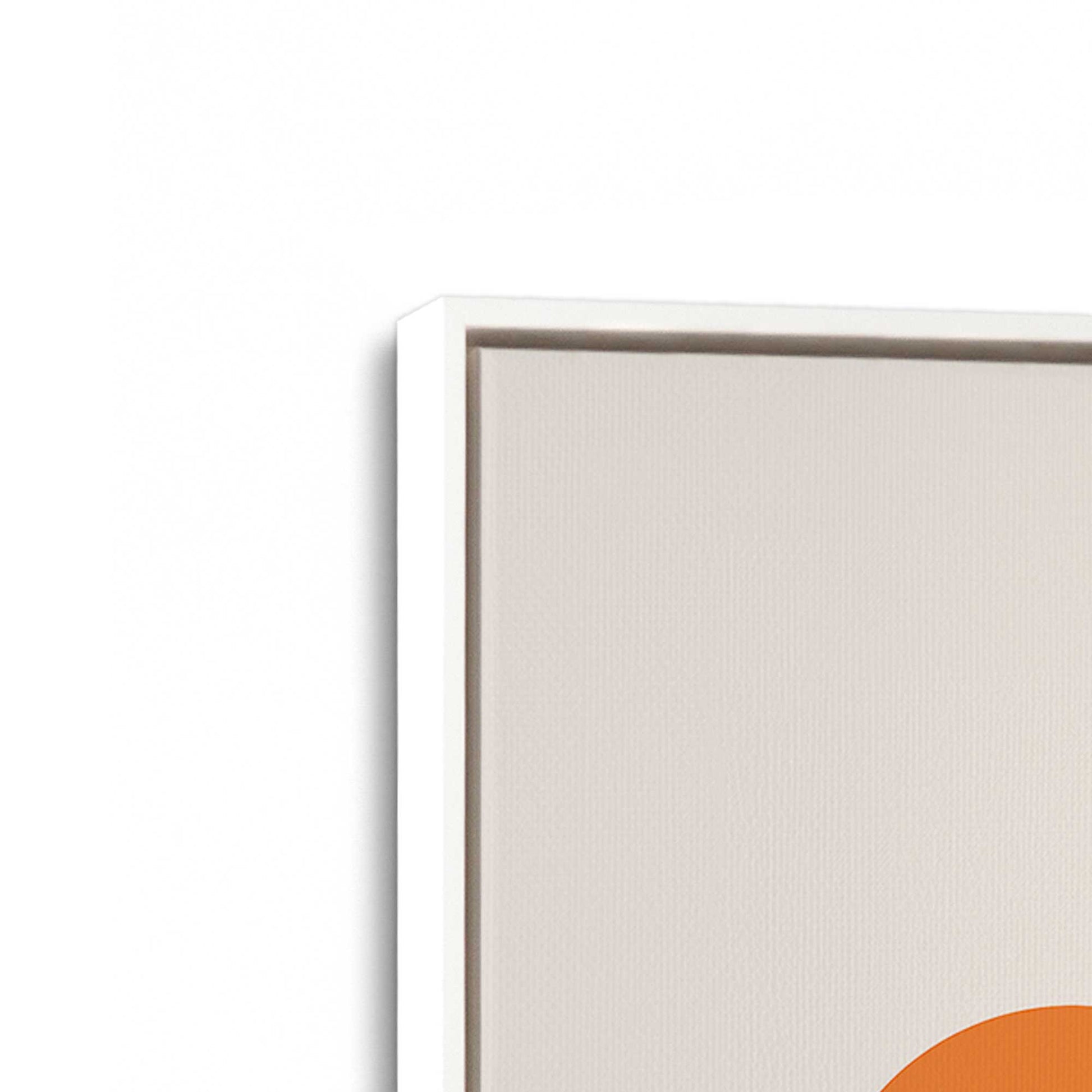 [Color:Opaque White], Picture of art in a White frame at an angle