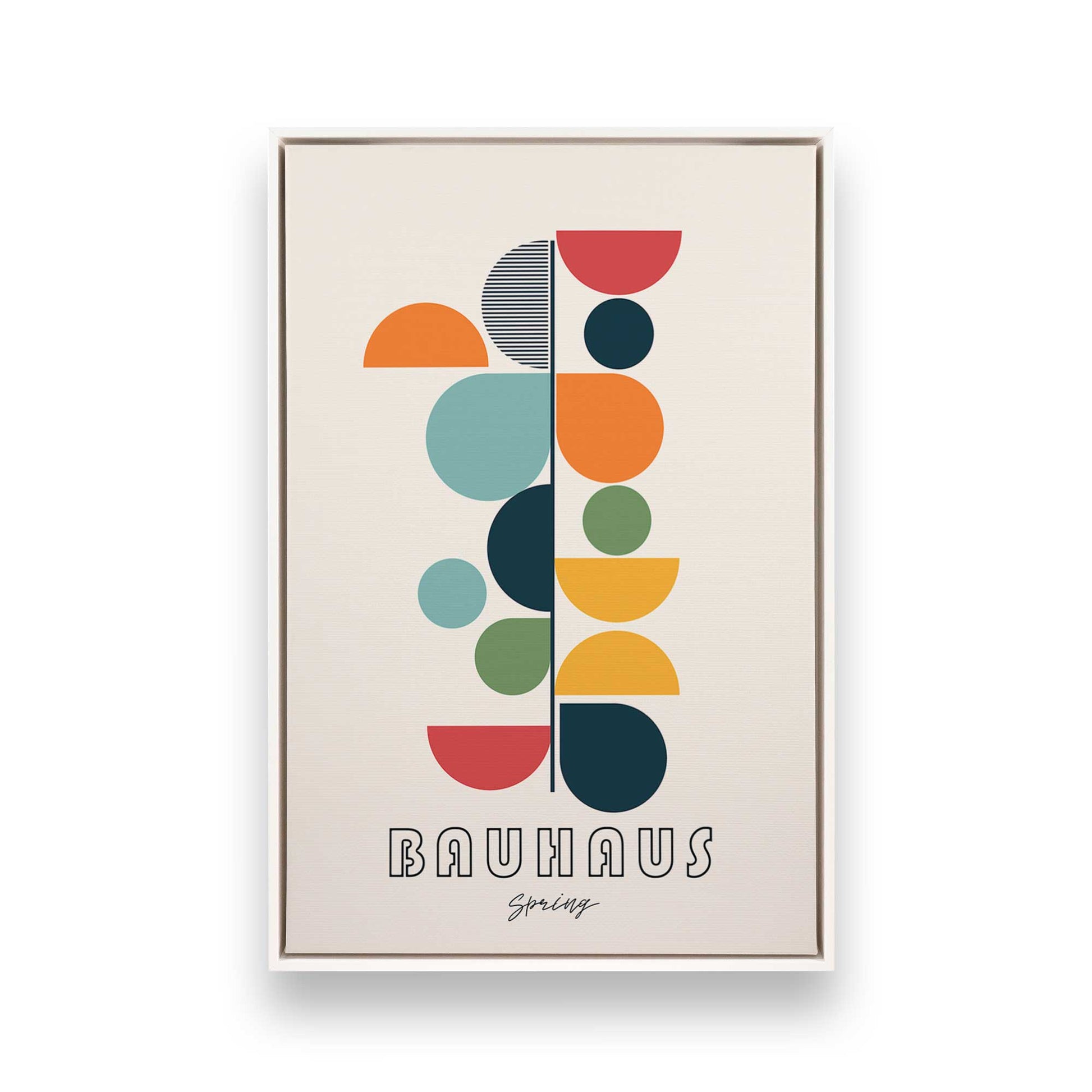 [Color:Opaque White], Picture of art in a White frame
