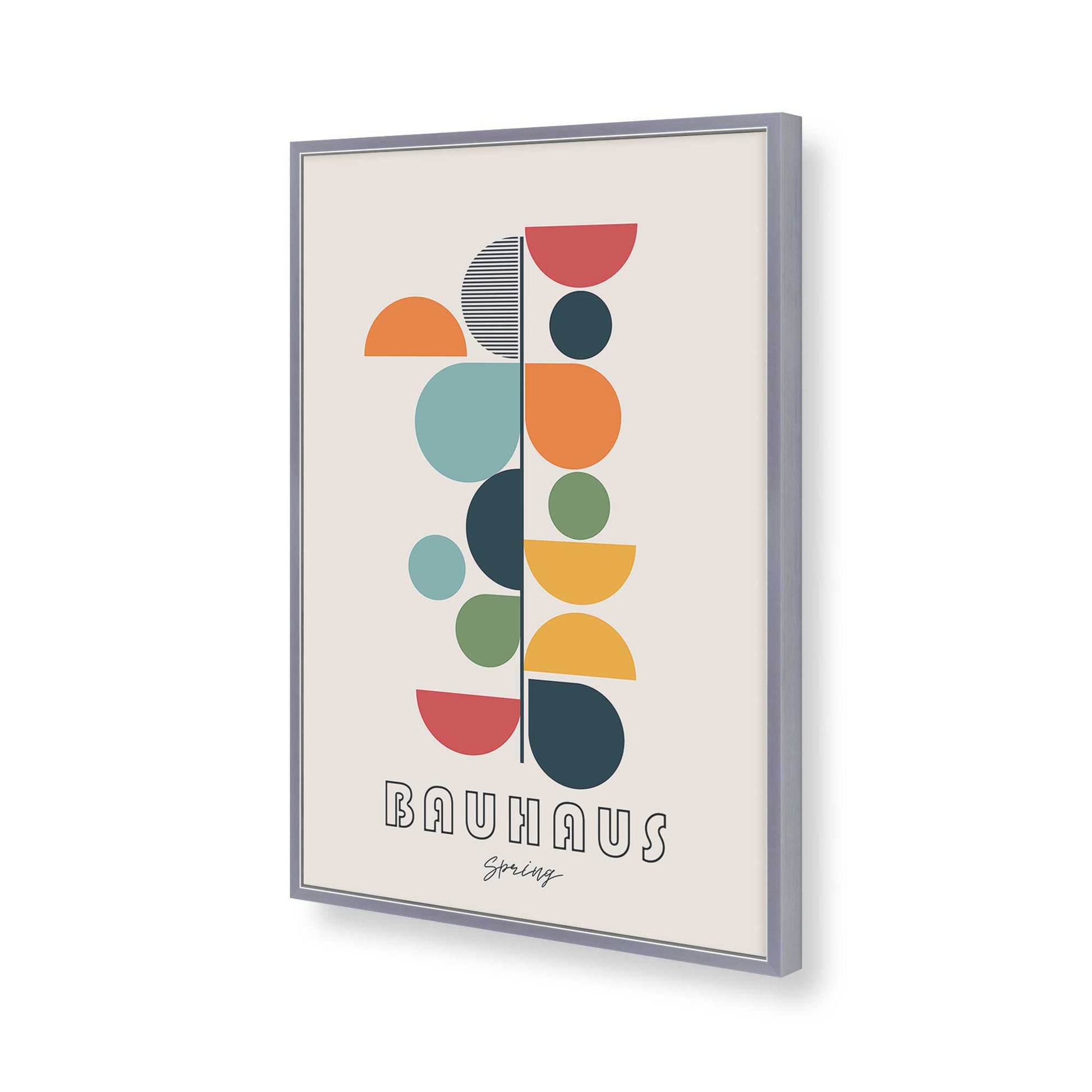 [Color:Polished Chrome], Picture of art in a Polished Chrome frame of the corner