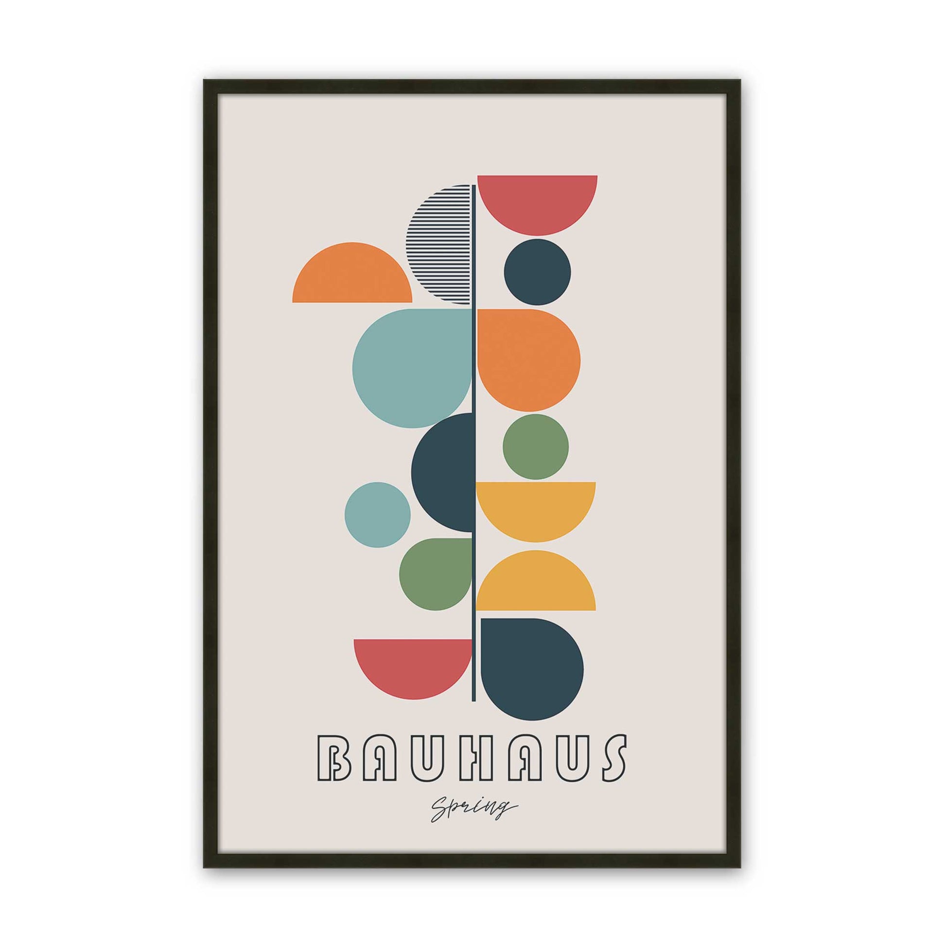 [Color:Satin Black], Picture of art in a Satin Black frame