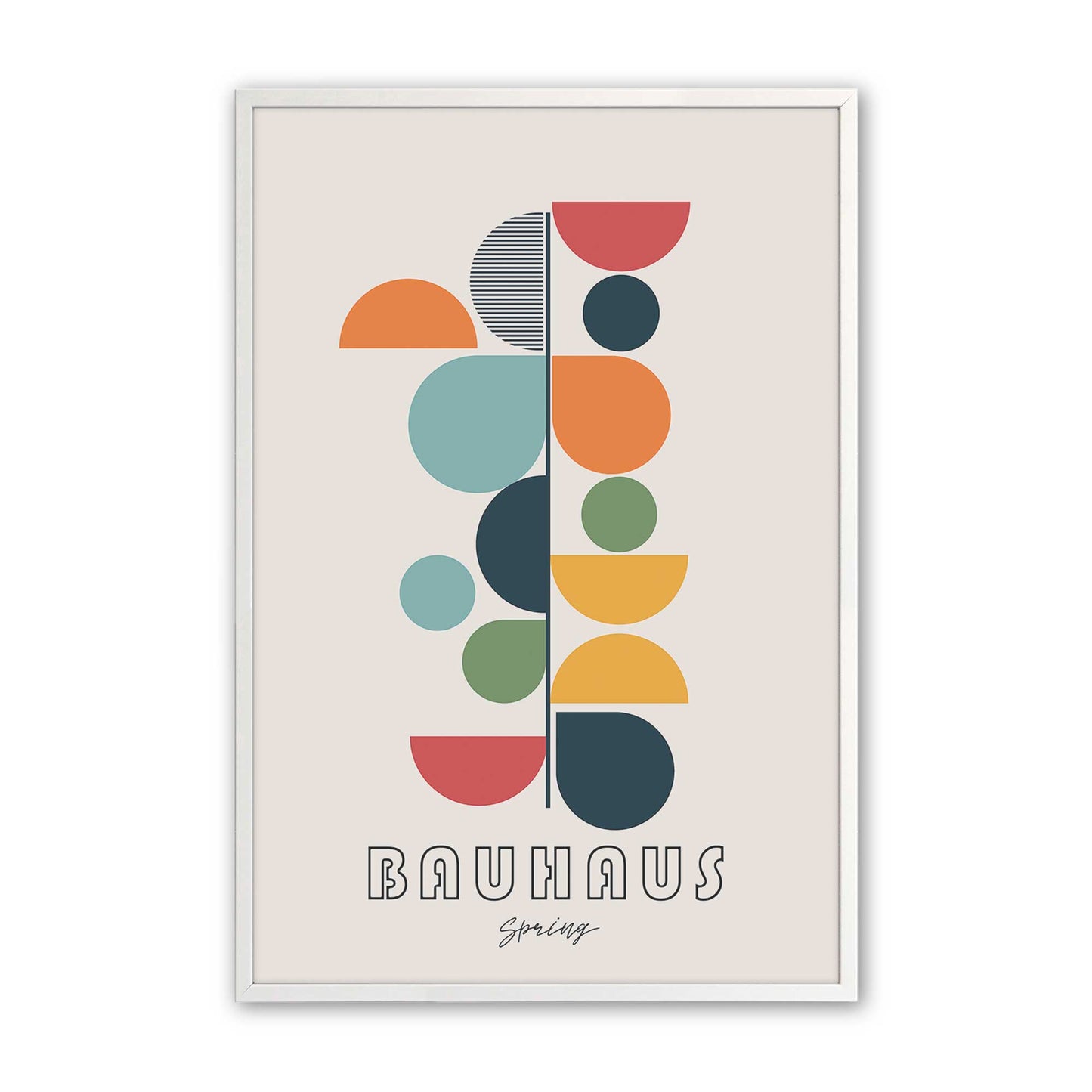 [Color:Opaque White], Picture of art in a Opaque White frame