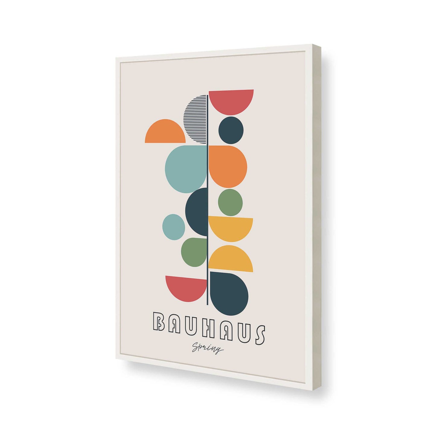 [Color:Opaque White], Picture of art in a Opaque White frame of the corner