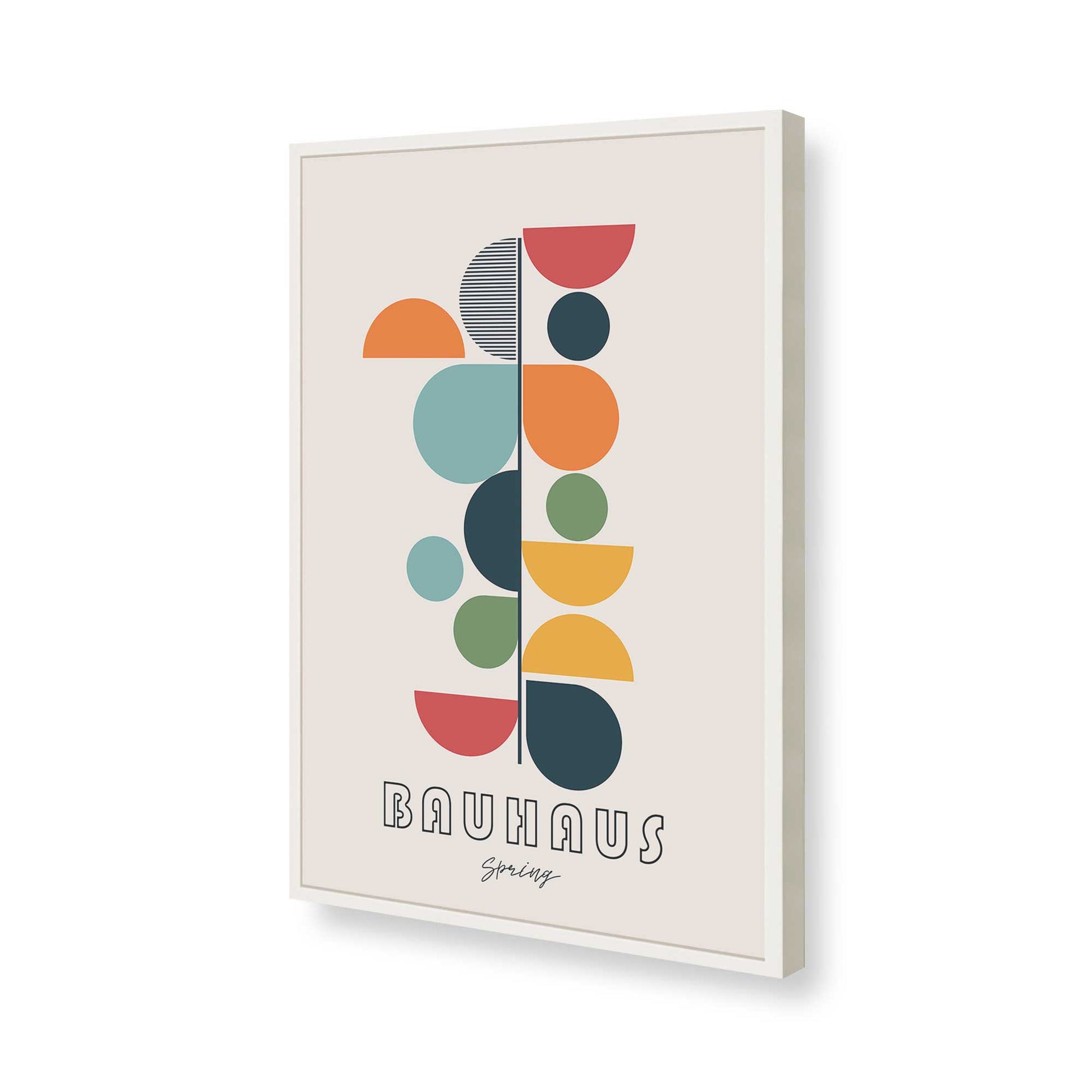 [Color:Opaque White], Picture of art in a Opaque White frame of the corner
