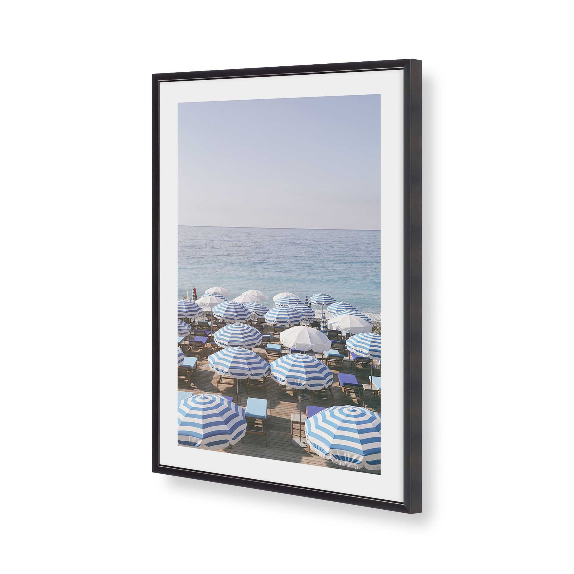 [Color:Weathered Zinc], Picture of art in a Weathered Zinc frame of the corner