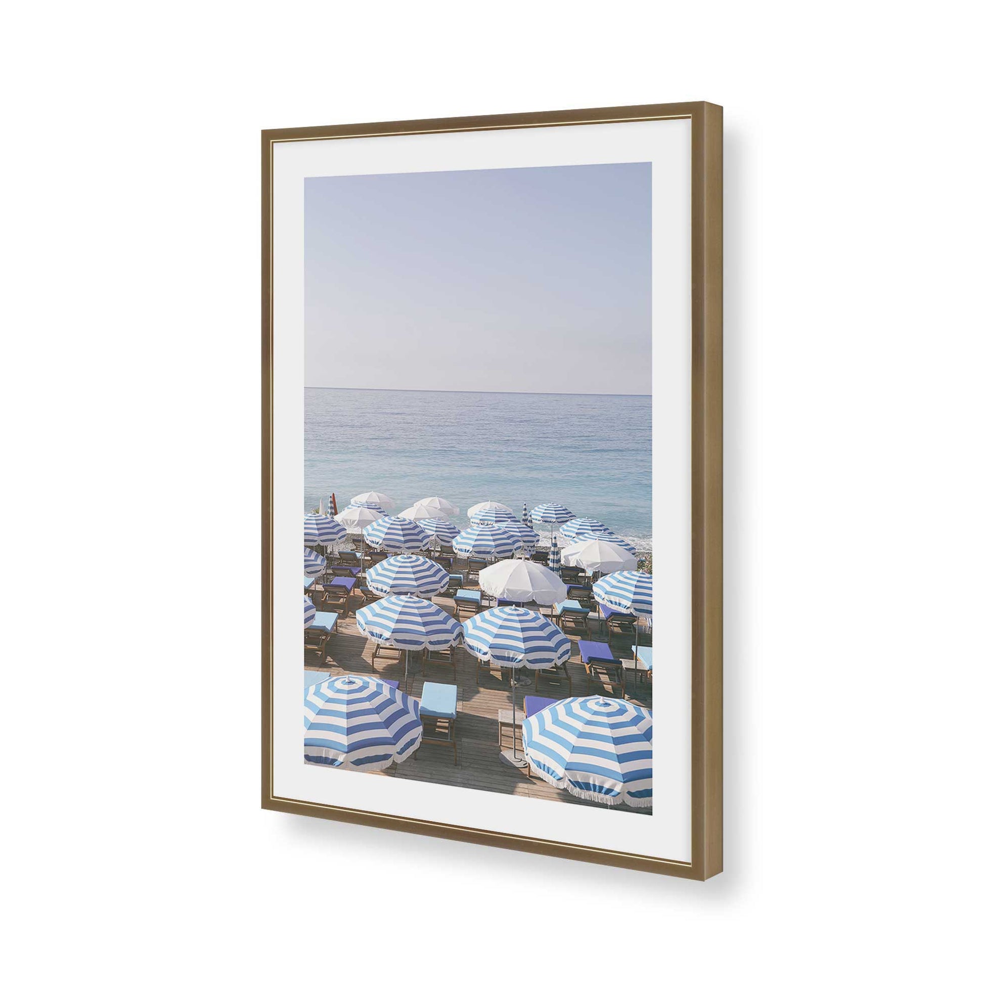 [Color:Brushed Gold], Picture of art in a Brushed Gold frame of the corner