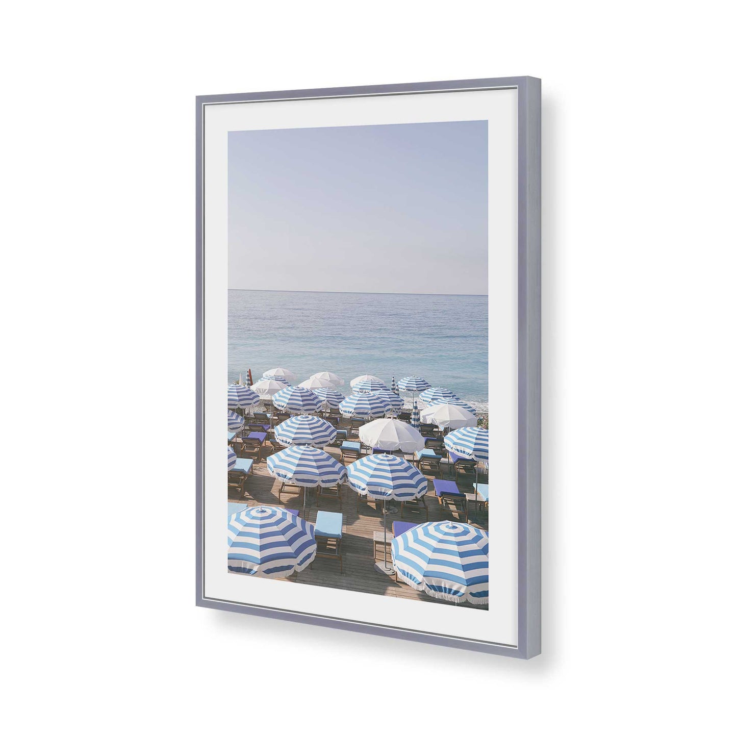 [Color:Polished Chrome], Picture of art in a Polished Chrome frame of the corner