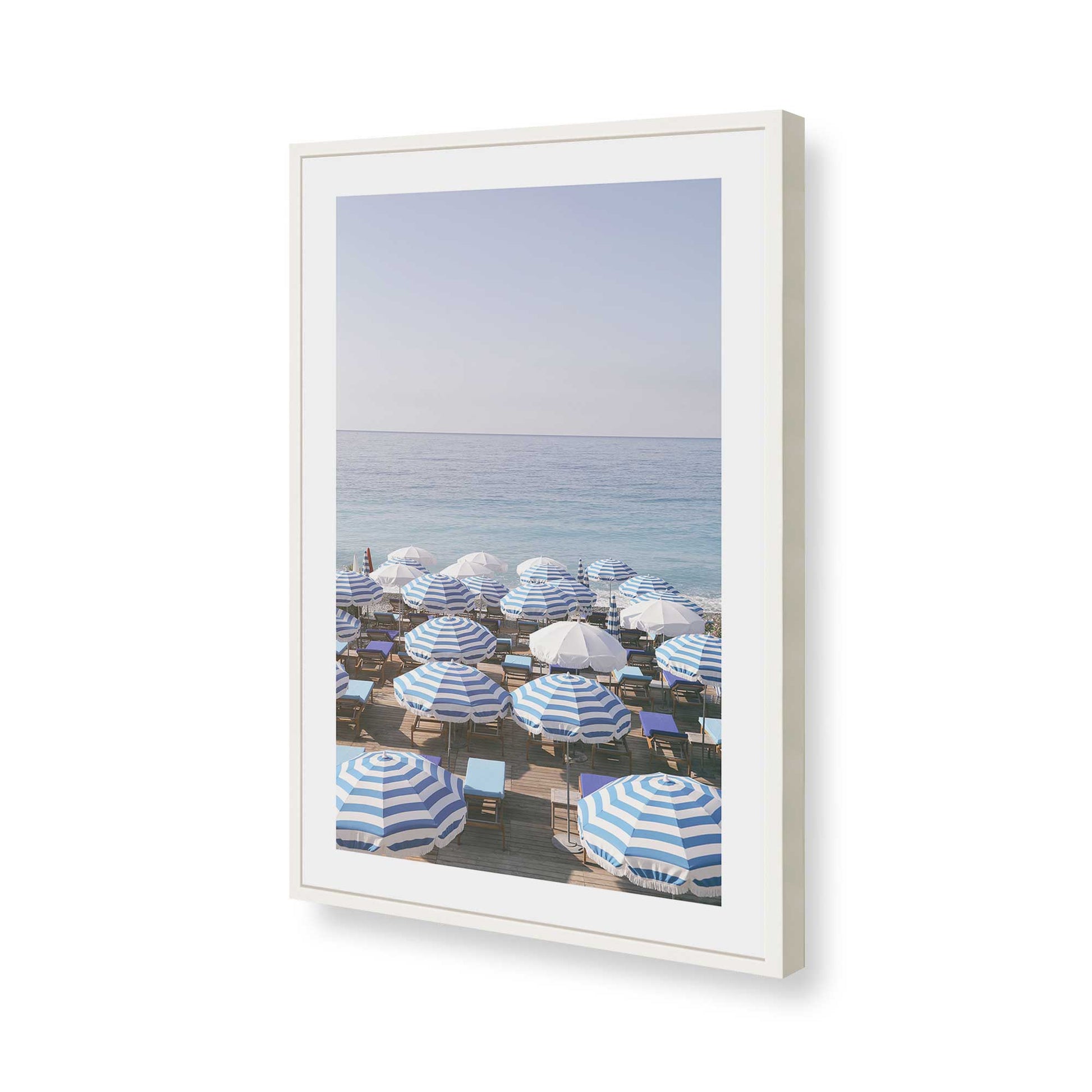[Color:Opaque White], Picture of art in a Opaque White frame of the corner