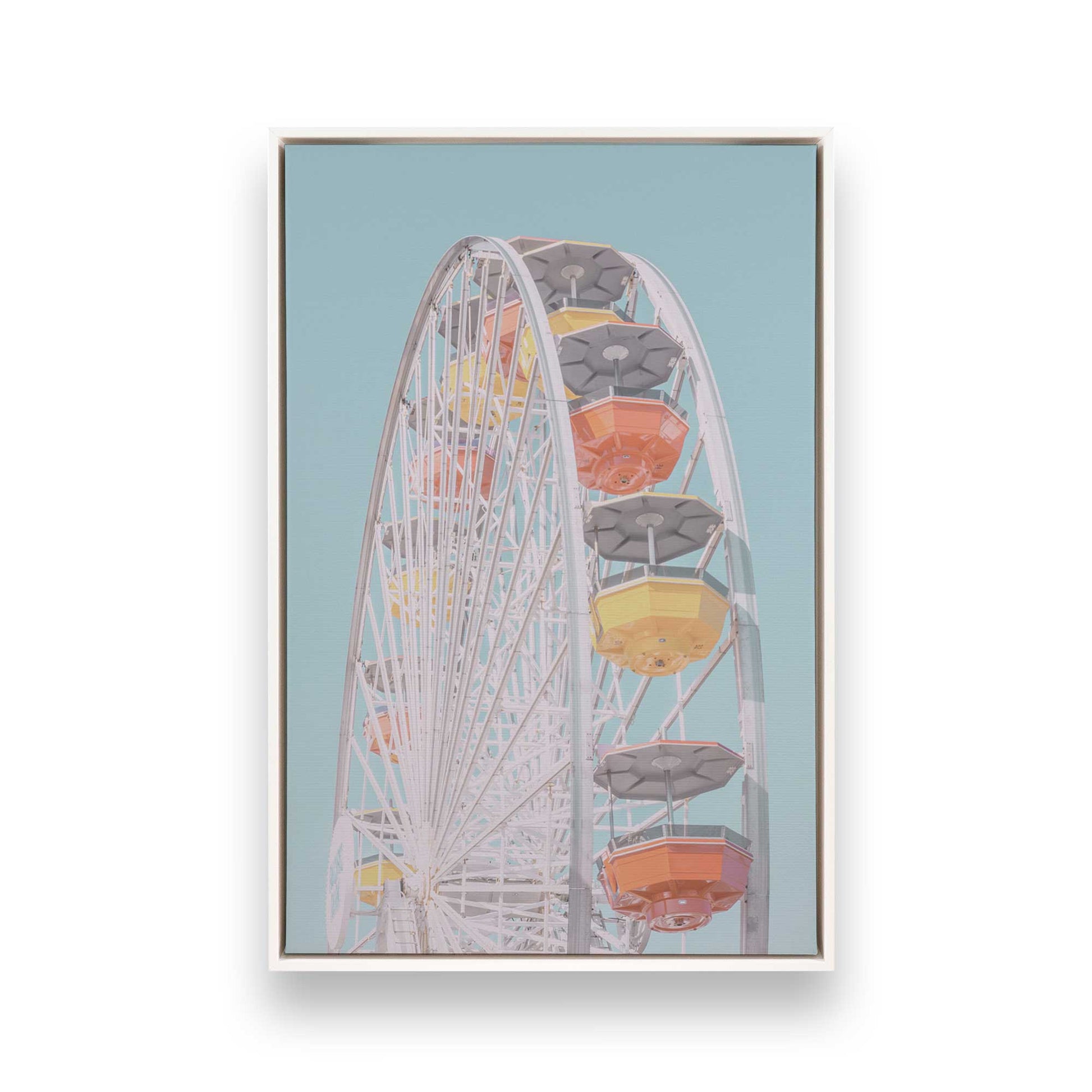 [Color:Opaque White], Picture of art in a White frame