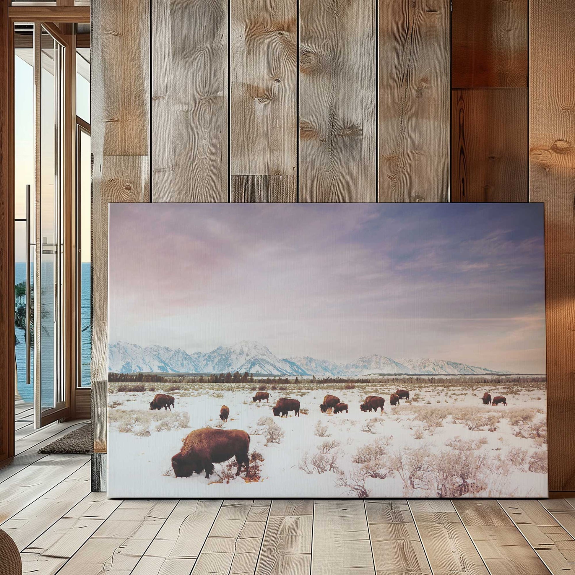 Picture of art in a room