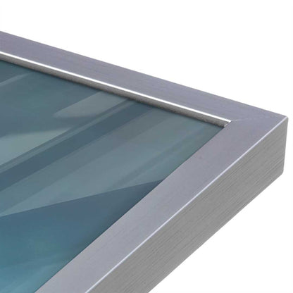 [Color:Polished Chrome], Picture of art in a Polished Chrome frame at an angle