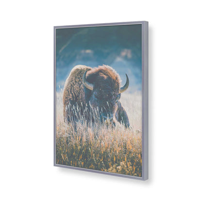 [Color:Polished Chrome], Picture of art in a Polished Chrome frame of the corner
