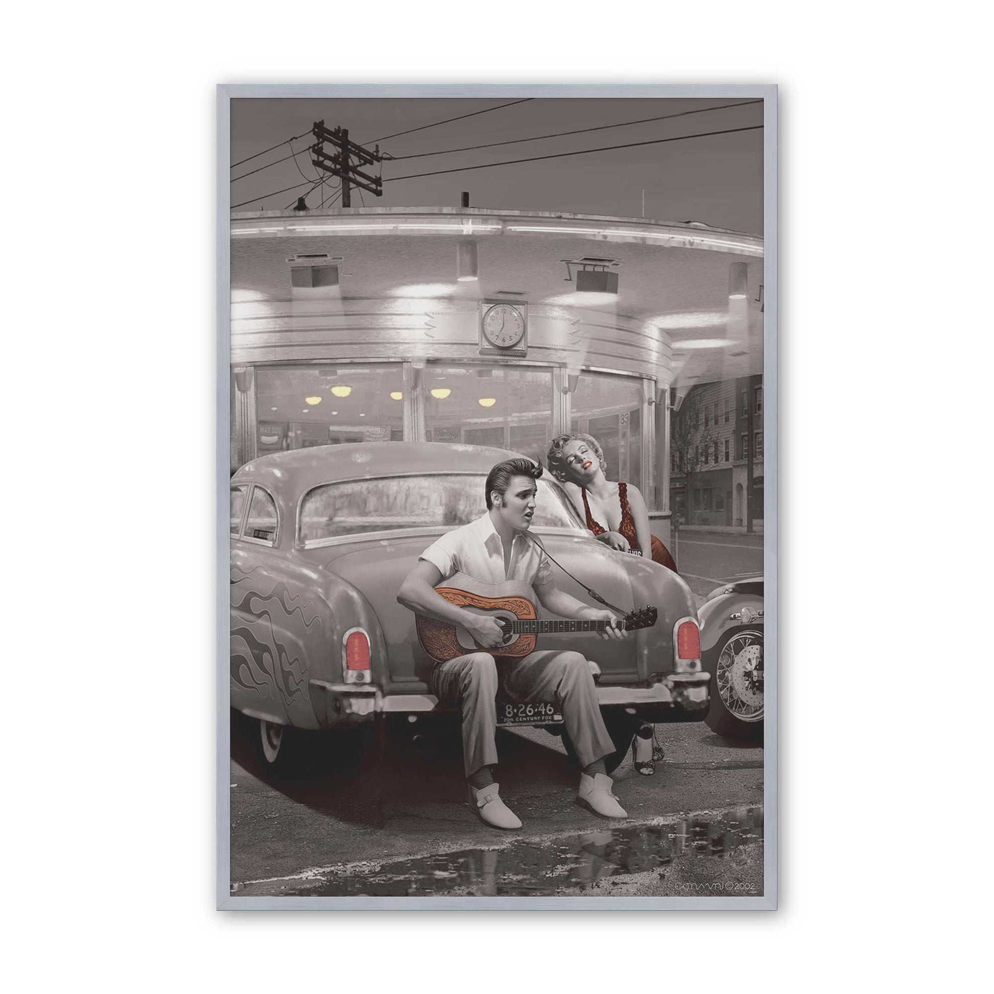 [Color:Polished Chrome], Picture of art in a Polished Chrome frame