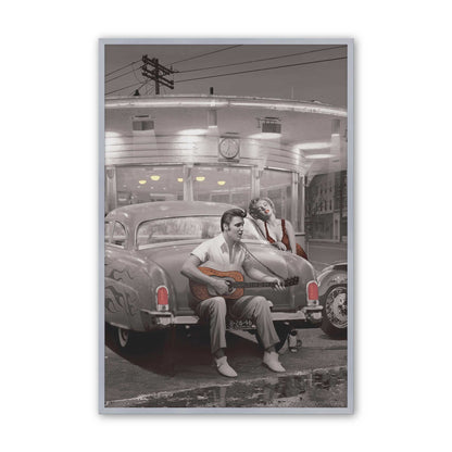 [Color:Polished Chrome], Picture of art in a Polished Chrome frame