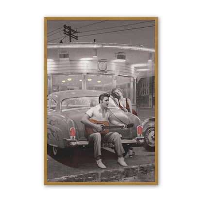 [Color:Polished Gold], Picture of art in a Polished Gold frame
