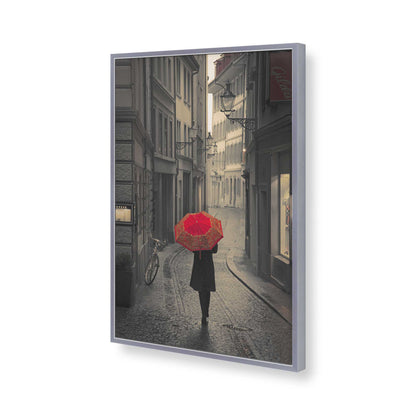 [Color:Polished Chrome], Picture of art in a Polished Chrome frame of the corner