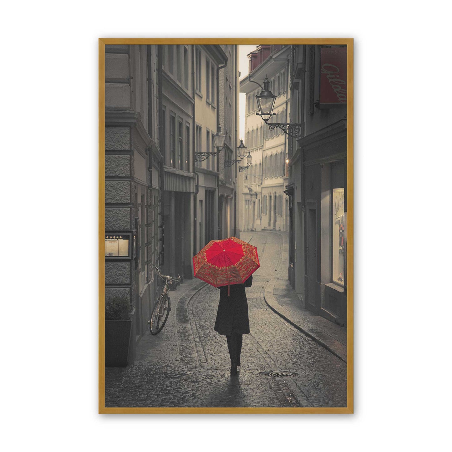 [Color:Polished Gold], Picture of art in a Polished Gold frame